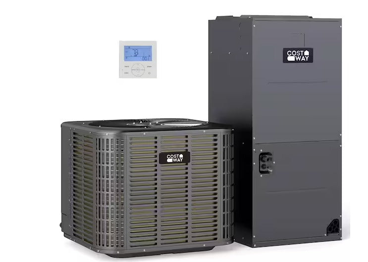 3 Ton 19 SEER2 Central Air Conditioner Heat Pump System with Air Handler Unit